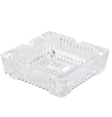 Попільничка скляна квадратна 10,5*10,5*3,5см 39864