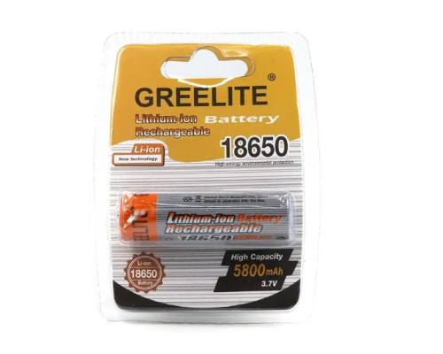 Акумулятор 18650 5800мАг 3,7В Li-Ion Greelite FST-01 1шт