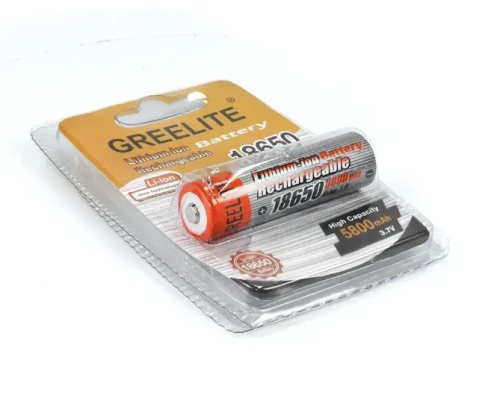 Акумулятор 18650 5800мАг 3,7В Li-Ion Greelite FST-01 1шт