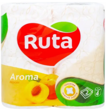 Папір туалетний "Ruta" ПЕРСИК 4рул 2ш (16)