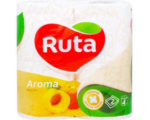 Папір туалетний "Ruta" ПЕРСИК 4рул 2ш (16)