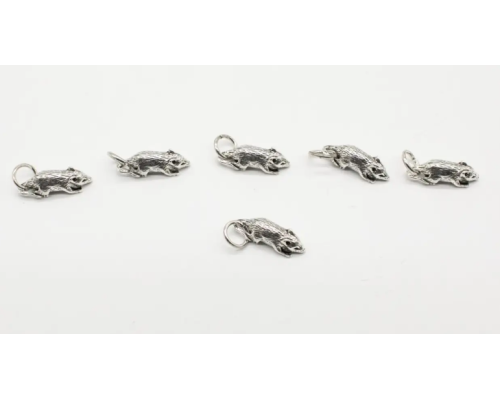 Мишка кулончик Підвіска на удачу 1шт (G-007-2)