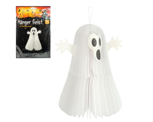 Підвісний декор,об'ємний "Привид"на Halloween 27*36см