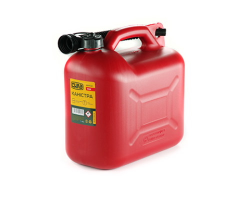 Каністра пластикова HDPE для палива 10 л з лійкою  (СИЛА) 285102