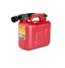 Каністра пластикова HDPE для палива 5 л з лійкою  (СИЛА) 285101