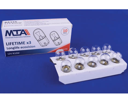 Автомобільна лампа12V R10W BA15S 1 contact 1шт MTA