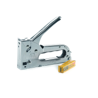 Степлер пружинний для скоби 4-8 мм сталевий корпус  (СИЛА)