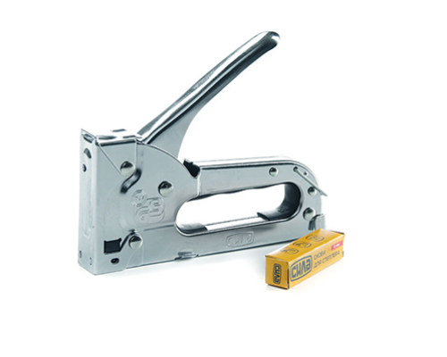 Степлер пружинний для скоби 4-8 мм сталевий корпус  (СИЛА)