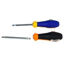 Викрутка 2-х стор. з кольоровою ручкою №4-19