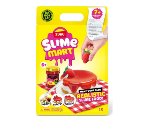 Ігровий набір зі слаймами Slime Mart серії Shopping Bag – Полуничний чізкейк