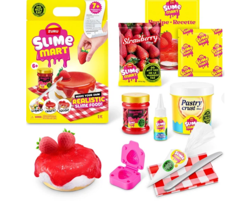 Ігровий набір зі слаймами Slime Mart серії Shopping Bag – Полуничний чізкейк
