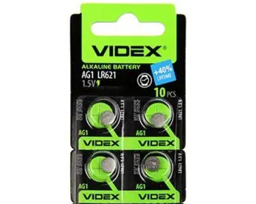 Батарейка VIDEX AG1 LR621 1шт.