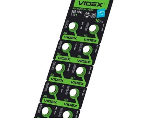 Батарейка VIDEX AG3 LR41 1шт.