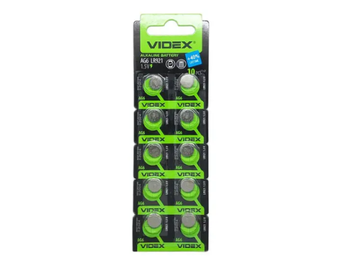 Батарейка VIDEX AG6 LR921 1шт.