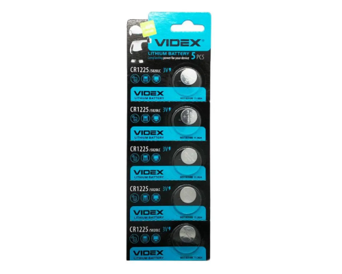 Батарейка VIDEX CR1225 3V 1шт.