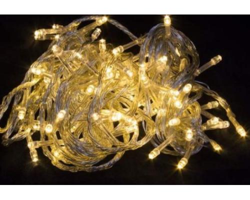 Гірлянда 100 LED Теплий білий (100)