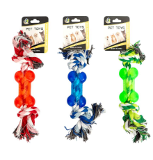 Іграшка для домашніх тваринок кісточка на канаті
