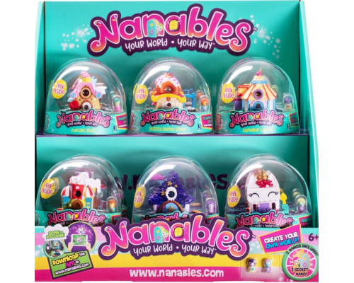 Ігрова фігурка Jazwares Nanables Small House Містечко солодощів, Крамниця "Печиво з молоком"