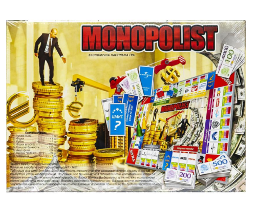 Економічна настільна гра "Monopolist" укр SPG08-02-U ДТ-ИМ-11-38 4860 113622