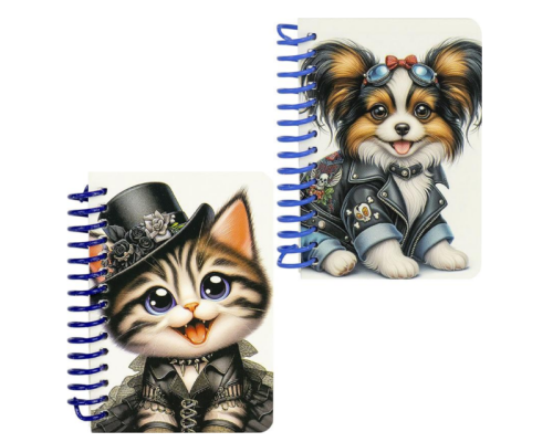 Блокнот А7 "Fresh" 64ар. спіраль, чистий лист