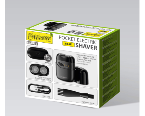 Кишенькова електробритва Maestro MR-671