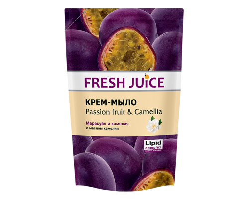 Fresh Juice р/крем-мило дой-пак 460мл passion fruit&camellia