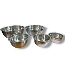 Миска-салатниця металева 16см 16-5 38091
