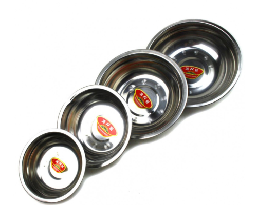 Миска №ММ-20 нерж. 19х5,8см (200) (34885)