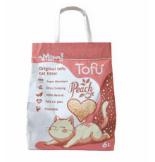 Соєвий наповнювач TOFU 6л MiMi CAT Персик
