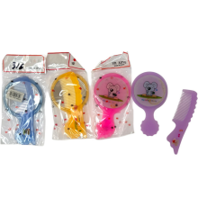 Гребінець+дзеркало 13*7,5-13,5*3,5см