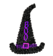 Підвісний декор "Капелюх відьми" на Halloween 41*29см