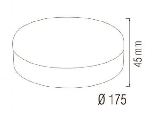 Світильник накладний LED 24W 6400K 2280Lm 016-058-0024