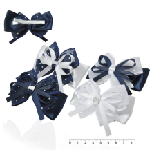 Заколка уточка для волосся з бантом 8 см 1шт 72-14536