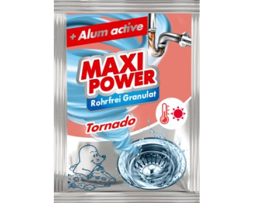 MAXI POWER Засіб гранульований д/каналізаційних стоків з теплою водою 80г