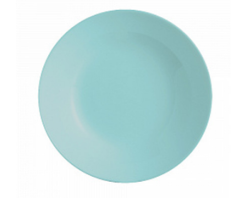 Тарілка десертна кругла d=18см Q3443 «Luminarc» Zelie Light Turquoise