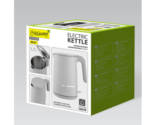 Електричний чайник MR-037-GREY 1,7л
