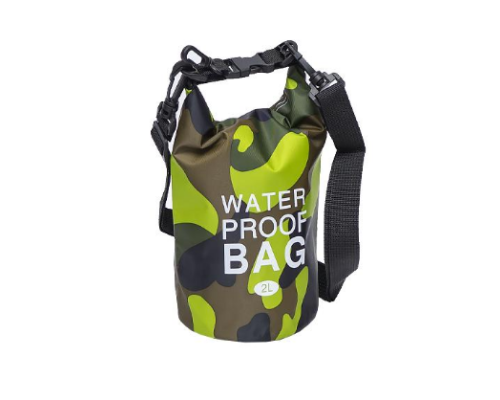 Водонепроникна сумка - гермомішок "Камуфляж" 2л F-2L 27х19см