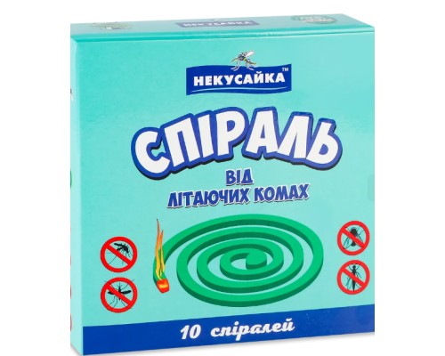 Спіралі від комарів Некусайка 10шт