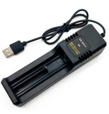 USB Універсальна зарядка MS-5D-81X для Li-Ion акумуляторів 18650, 14500, 16340