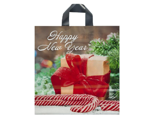 Пакет "Диор" великий НОВОРІЧНИЙ 40*38 см