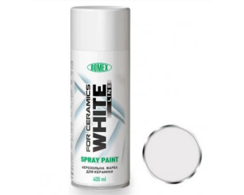 Аерозоль для кераміки Domex White line Білий RAL 151
