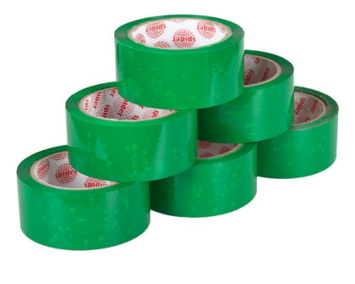 Скотч 200 ЗЕЛЕНИЙ 45мм, 50 мкм