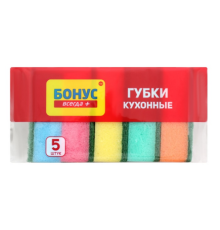БОНУС Кухонні губки 5шт