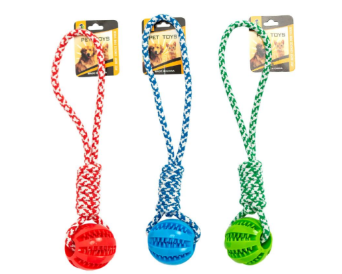 Іграшка для домашніх тварин з канатом 645