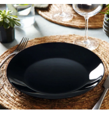 Тарілка обідня кругла d=25см «Arcopal» Zelie Black Q8454