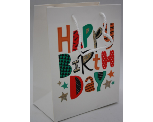 Пакет подарунковий "Happy Birthday" №1856М
