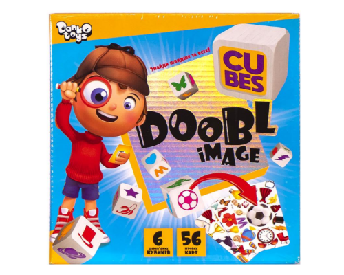 Настільна розважальна гра "Doobl Image Cubes" укр DBI-04-01U ДТ-МН-14-51