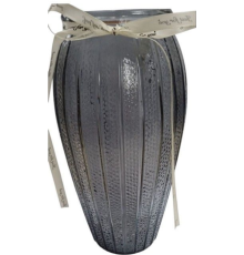 R102510 Ваза скляна 26см Star Gray