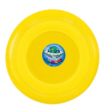 Дитяча іграшка "Літаюча тарілка" Bamsic 034/1BMS(Yellow) діаметр 21 см