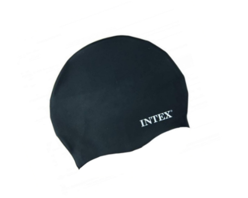 **Шапочка для плавання Intex 55992(Black) чорний 8+